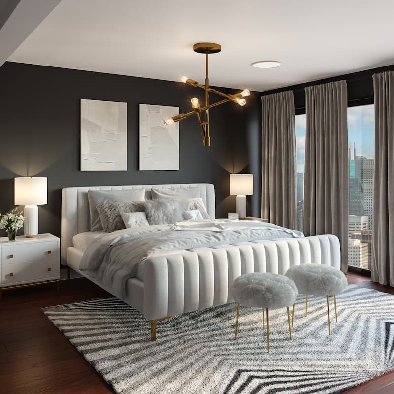 Furnished bedroom for corporate relocation